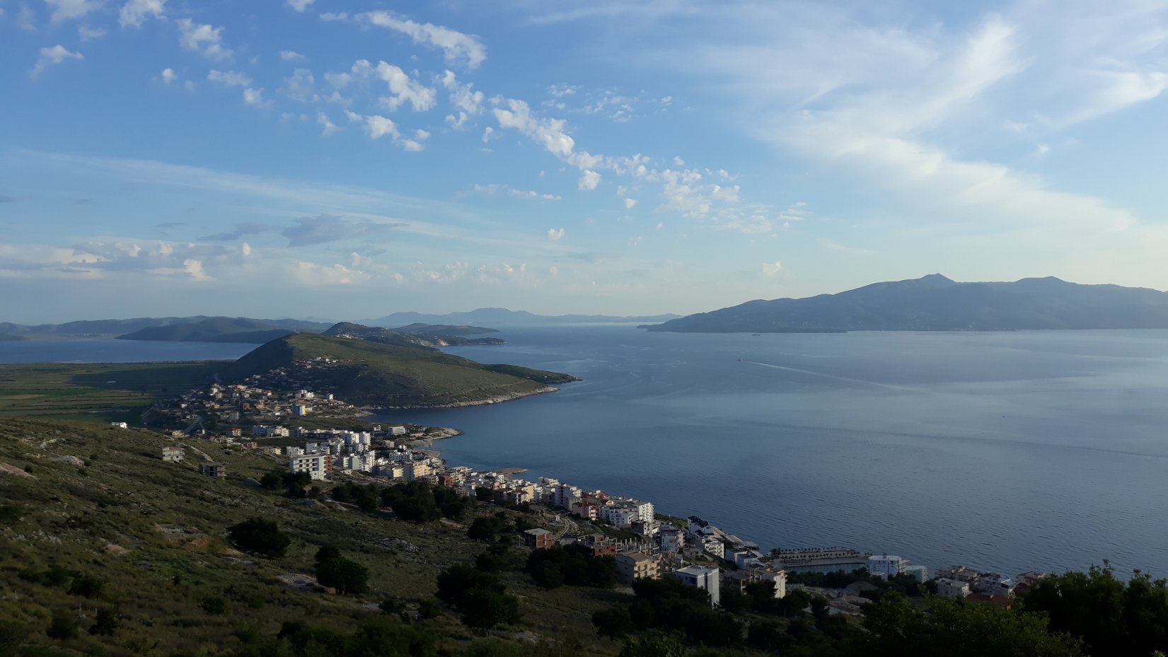 Blick auf Sarrande/Albanien