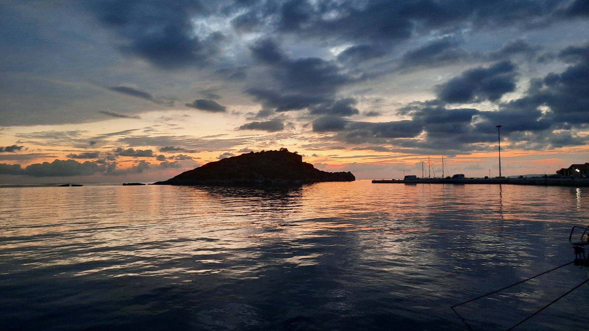 Sonnenaufgang in Agios Nikolaos